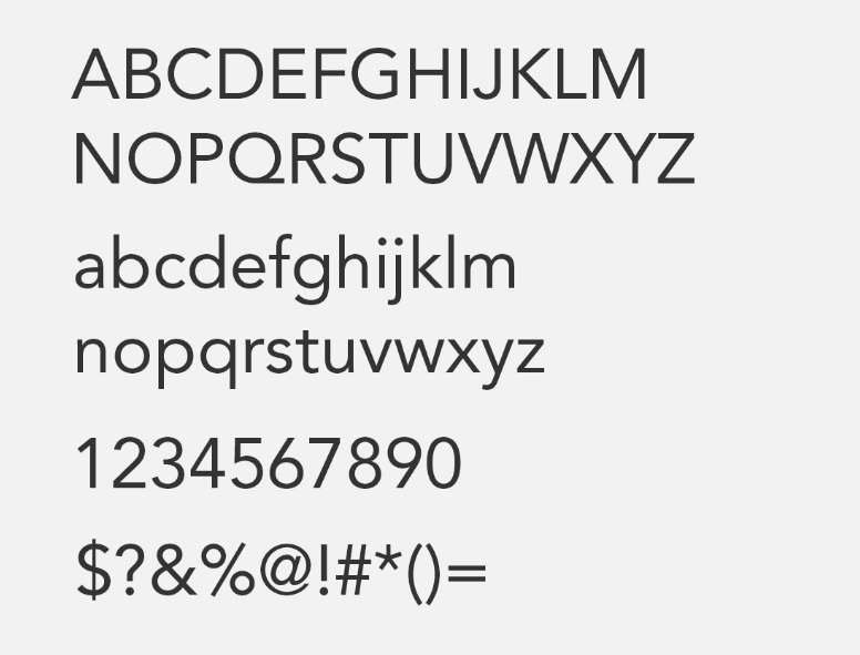 avenir font